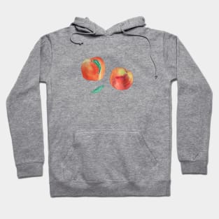 Watercolor Peaches Hoodie